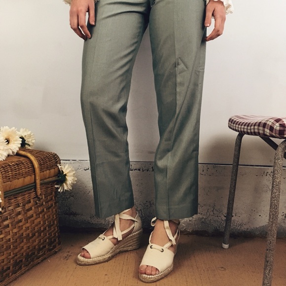 Vintage Muted Green Trouser - Picture 3 of 4